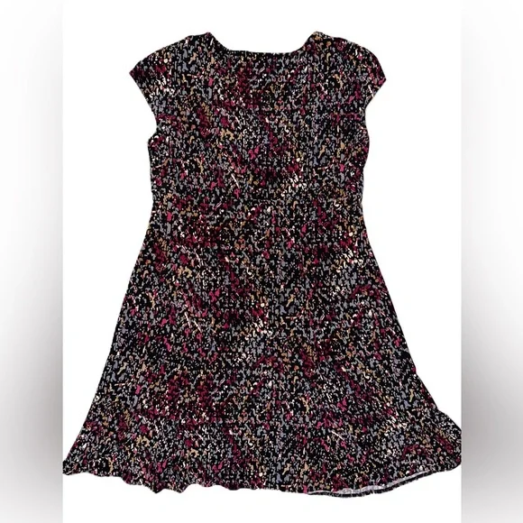 Jones New York Multi Color Print Stretchy Flowy - Picture 3 of 9